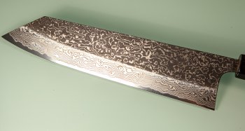 Masashi Kobo Damascus Blackclouds Wa-Kiritsuke 245mm