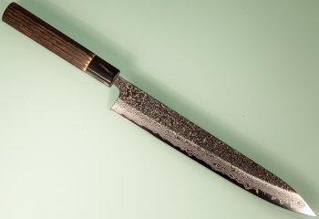 Masashi Kobo Damascus Blackclouds Wa-Sujihiki 245mm