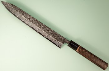 Masashi Kobo Damascus Blackclouds Wa-Sujihiki 245mm