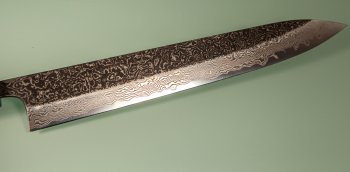 Masashi Kobo Damascus Blackclouds Wa-Sujihiki 245mm