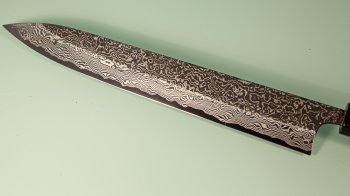 Masashi Kobo Damascus Blackclouds Wa-Sujihiki 245mm