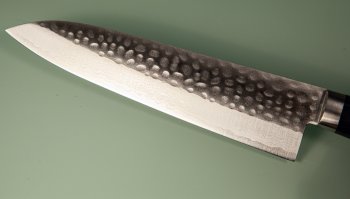 Masutani VG-10 Damast Tsuchime Gyuto 180mm blue