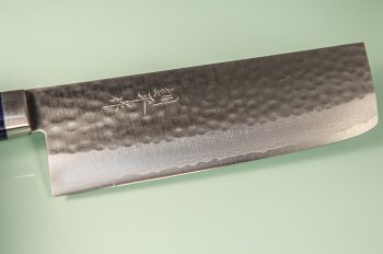 Masutani VG-10 Damast Tsuchime Nakiri 165mm blue