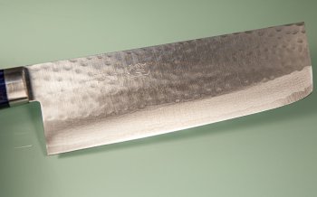 Masutani VG-10 Damast Tsuchime Nakiri 165mm blue