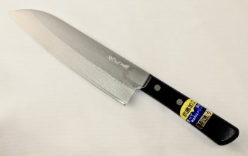 RyuSen DP Forged Damascus Santoku 170mm