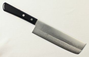 RyuSen DP Forged Damascus Nakiri 170mm