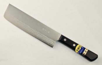 RyuSen DP Forged Damascus Nakiri 170mm