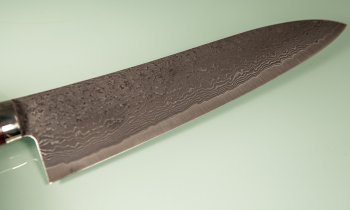 Tanaka Shigeki R2 Suminagashi Gyuto 240mm Ironwood