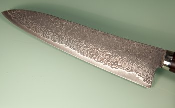 Tanaka Shigeki R2 Suminagashi Gyuto 240mm Ironwood