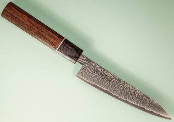 Tanaka Shigeki R2 Damascus Wa-Petty 135mm Deluxe