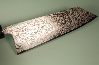 Masashi Kobo Damascus polished Wa-Bunka 185mm