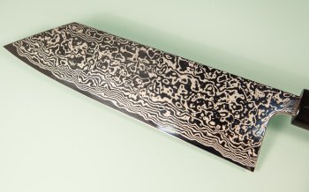 Masashi Kobo Damascus polished Wa-Bunka 185mm