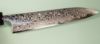 Masashi Kobo Damascus polished Wa-Petty 150mm