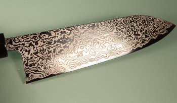 Masashi Kobo Damascus polished Wa-Gyuto 180mm