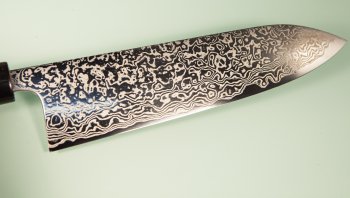 Masashi Kobo Damascus polished Wa-Gyuto 215mm