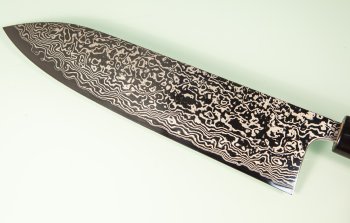 Masashi Kobo Damascus polished Wa-Gyuto 215mm