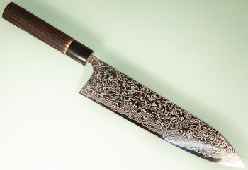 Masashi Kobo Damascus polished Wa-Gyuto 245mm