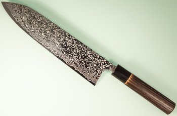 Masashi Kobo Damascus polished Wa-Gyuto 245mm