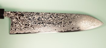 Masashi Kobo Damascus polished Wa-Gyuto 245mm