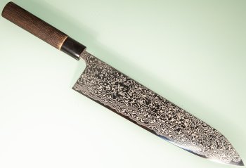 Masashi Kobo Damascus polished Wa-Gyuto 275mm