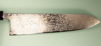 Masashi Kobo Damascus polished Wa-Gyuto 275mm