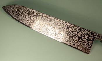 Masashi Kobo Damascus polished Wa-Gyuto 275mm