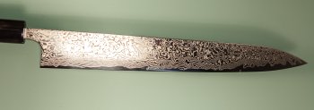 Masashi Kobo Damascus polished Wa-Sujihiki 270mm