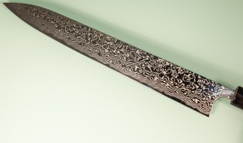 Masashi Kobo Damascus polished Wa-Sujihiki 270mm