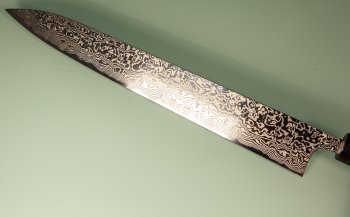 Masashi Kobo Damascus polished Wa-Sujihiki 270mm