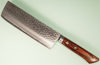 Masutani VG-10 Damast Tsuchime Nakiri 165mm brown