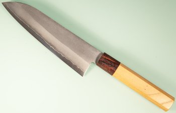 Tanaka Shigeki VG-10 Nashiji Wa-Santoku 165mm Keyaki