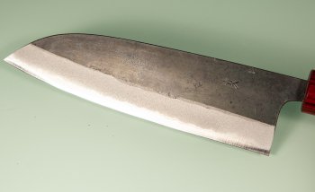 Muneishi AO2 Kurouchi Wa-Santoku 170mm