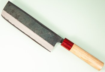 Muneishi AO2 Kurouchi Wa-Nakiri 165mm