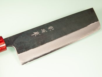 Muneishi AO2 Kurouchi Wa-Nakiri 165mm