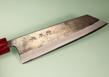 Muneishi AO2 Kurouchi Wa-Kiritsuke 180mm