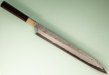 Nigara Blue 2 Anmon Wa-Kiritsuke Yanagiba 300mm