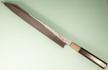 Nigara Blue 2 Anmon Wa-Kiritsuke Yanagiba 300mm