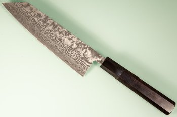 Shiro Kamo Pulverstahl Wa-Bunka 175mm Ebony