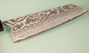 Shiro Kamo Pulverstahl Wa-Bunka 175mm Ebony