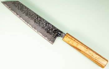 Tsunehisa AUS10 Tsuchime Damascus Wa-Bunka 170mm Oak