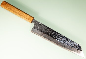 Tsunehisa AUS10 Tsuchime Damascus Wa-Kiritsuke 215mm Oak