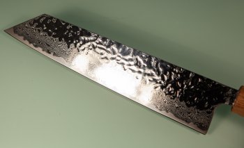 Tsunehisa AUS10 Tsuchime Damascus Wa-Kiritsuke 215mm Enjyu