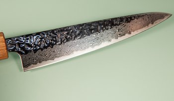 Tsunehisa AUS10 Tsuchime Damascus Wa-Petty 140mm Enjyu