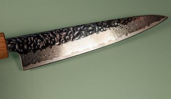 Tsunehisa AUS10 Tsuchime Damascus Wa-Petty 140mm Enjyu