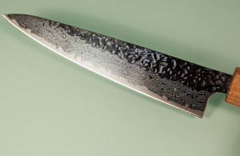 Tsunehisa AUS10 Tsuchime Damascus Wa-Petty 140mm Enjyu