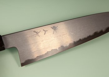 Tetsujin Hamono Aogami 2 Metal Flow Wa-Gyuto 205mm