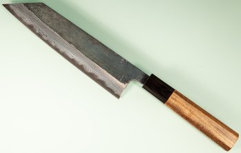 Hatsukokoro Kumokage AO2 Kuro Dama Wa-Bunka 180mm Teak