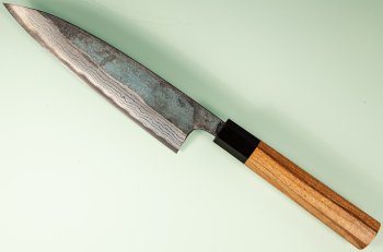 Hatsukokoro Kumokage AO2 Kuro Dama Wa-Petty 150mm Teak