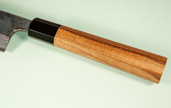 Hatsukokoro Kumokage AO2 Kuro Dama Wa-Petty 150mm Teak