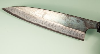 Hatsukokoro Kumokage AO2 Kuro Dama Wa-Petty 150mm Teak